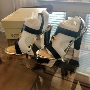 Michael Kors Patent Fulton Sandal